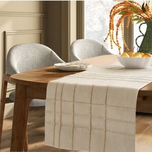 Threshold Cream Table Runner New!